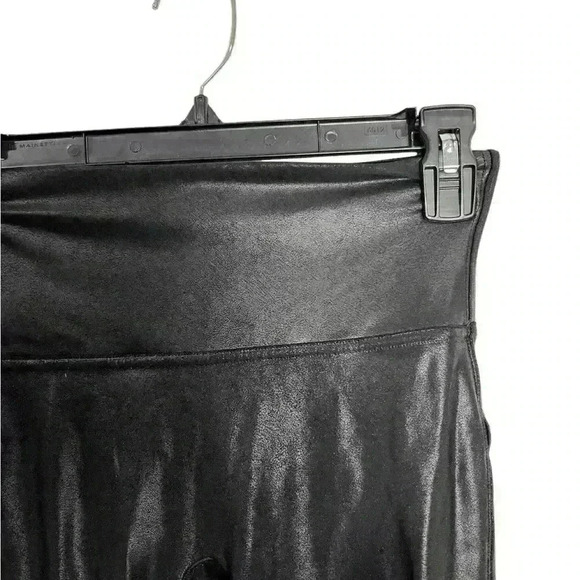 Spanx Faux Leather Leggings Black Size Small - Picture 5 of 11